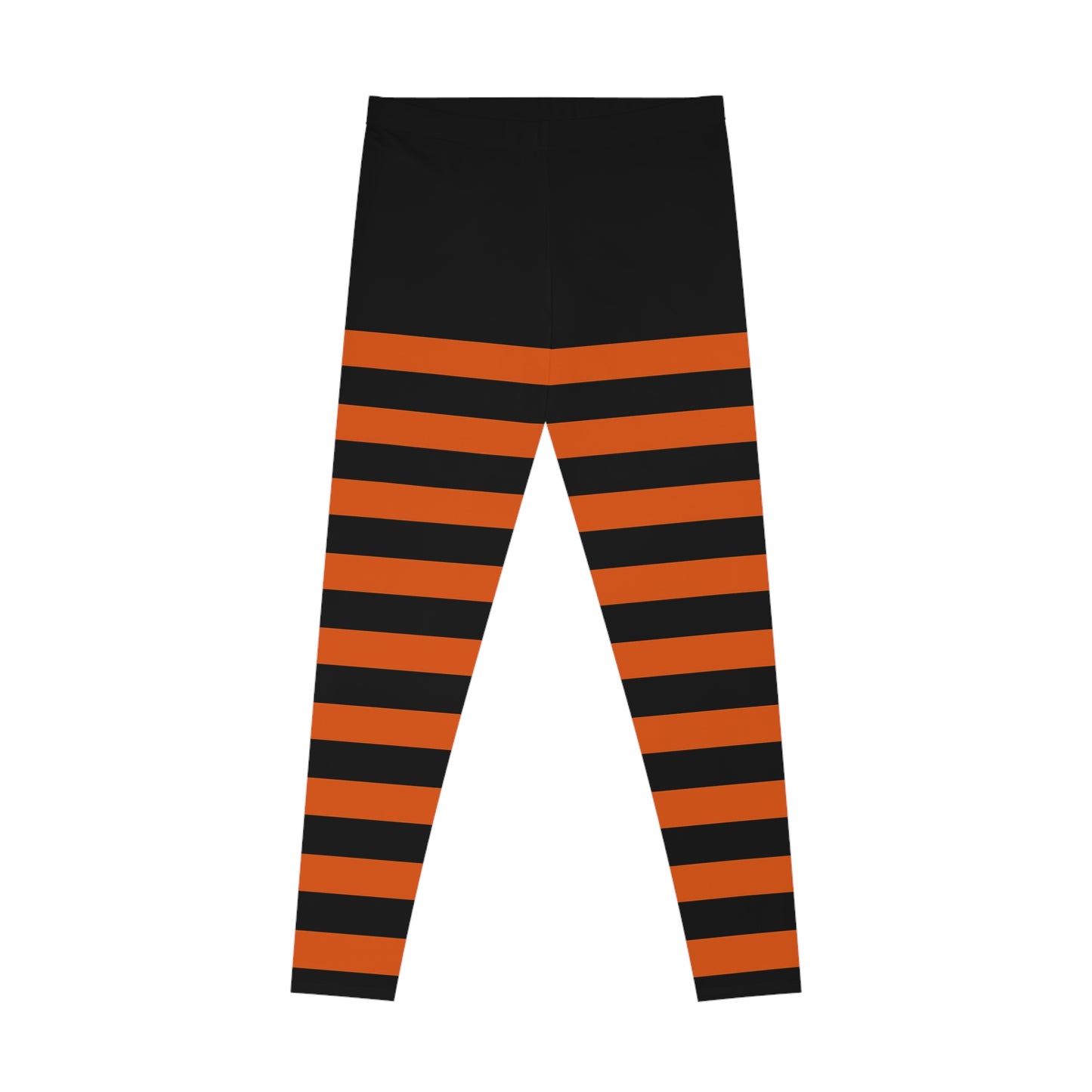 NEXTGRADE, Halloween Striped Leggings, Comfortable Workout Gear, Trendy Fashion, Fall Apparel, Perfect for Cozy Nights