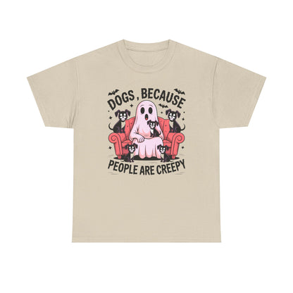 Funny Dog Lover Tee, Halloween Tshirt Gift, Heavy Cotton Tee, Cute Pet Owner Gift, Animal Lover T-Shirt, Gift for Dog Parents