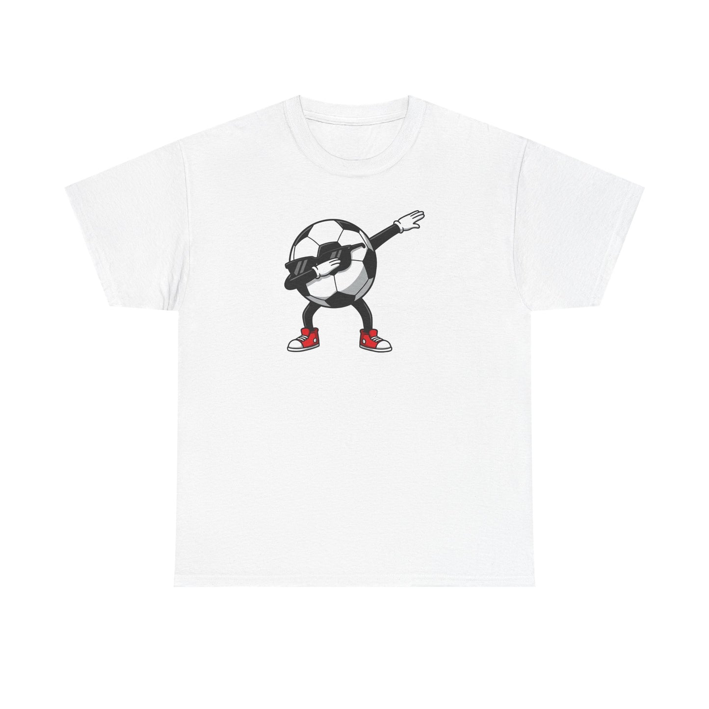 Dabbing Soccer Ball Kids T-Shirt, Funny Football Graphic Tee for Boys Girls, Playful Soccer Player Shirt, Football lover fan gift