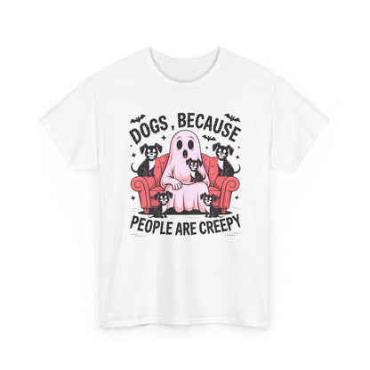 Funny Dog Lover Tee, Halloween Tshirt Gift, Heavy Cotton Tee, Cute Pet Owner Gift, Animal Lover T-Shirt, Gift for Dog Parents