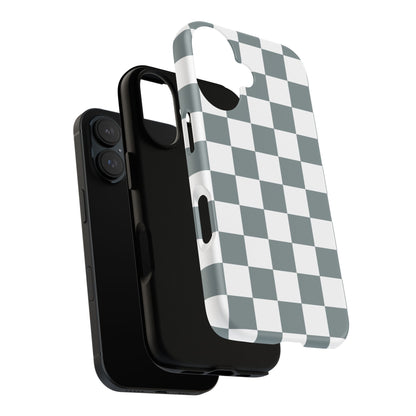 Stylish Checkerboard Phone Case, Durable Phone Cover, Unique Gift, iPhone 17 Pro, 17, 17 Air, 16, 15, 14, 13, 12, 11, X, XR, XS MAX