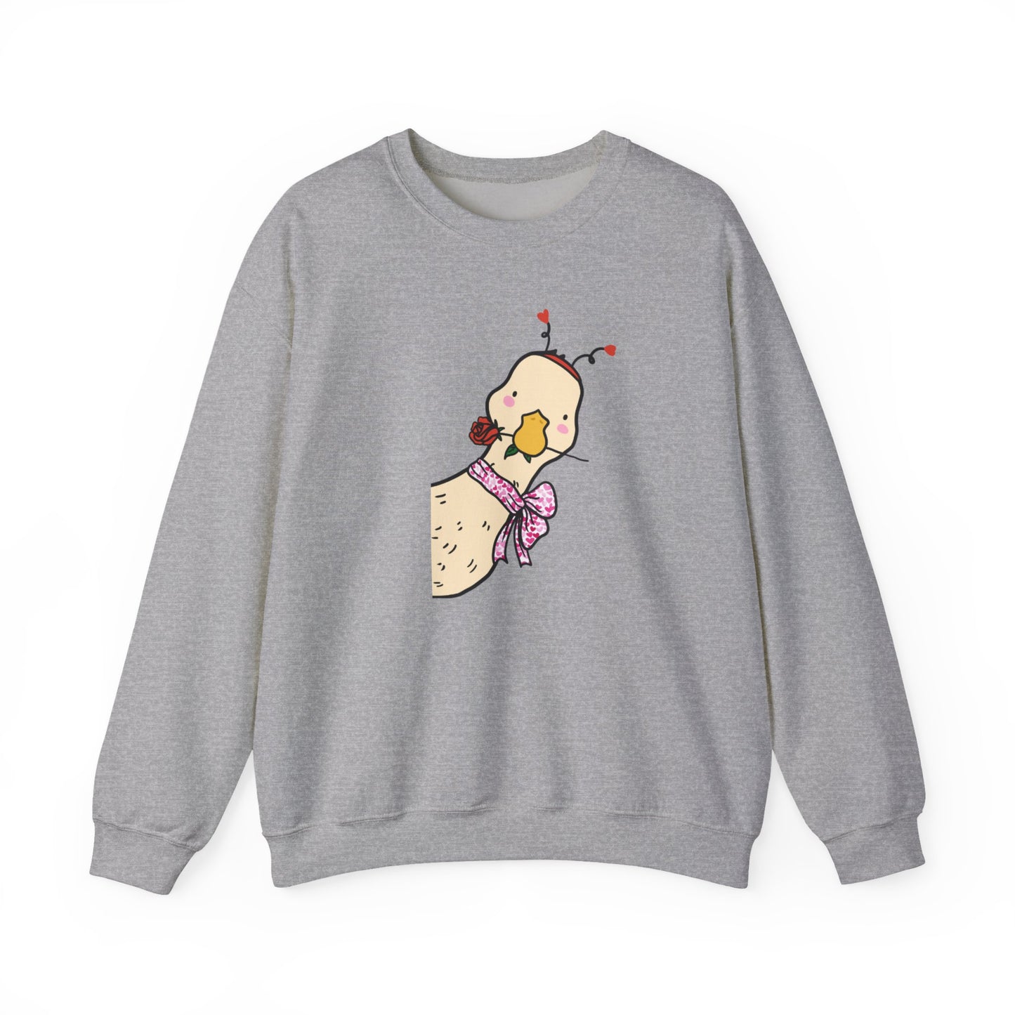Cute Chick Scarf Sweatshirt | Cozy Bird Crewneck | Cute Animal Sweater | Kawaii Chick Pullover | Gift for Her | Fall Winter Cute Top