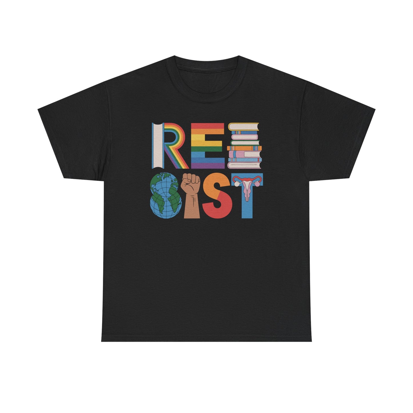 RESIST Equality Pride Shirt | Feminist LGBTQ Ally Graphic Tee | Social Justice Activism Shirt | Unisex Empowerment T-Shirt