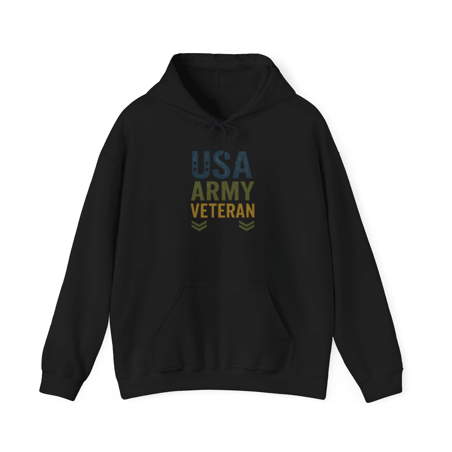 USA Army Veteran Hoodie - Unisex Heavy Blend Sweatshirt Hoodie, Military Apparel, Gift for Veterans, Navy Veteran Hoodie, Army Pride
