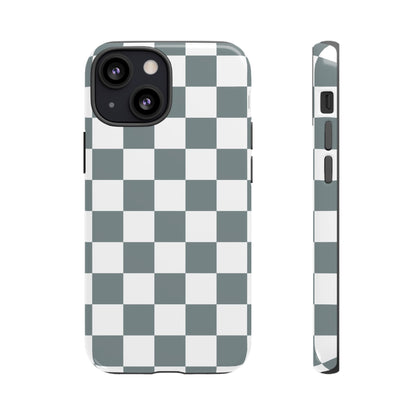 Stylish Checkerboard Phone Case, Durable Phone Cover, Unique Gift, iPhone 17 Pro, 17, 17 Air, 16, 15, 14, 13, 12, 11, X, XR, XS MAX