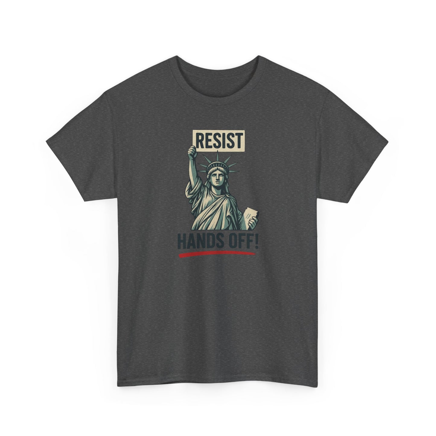 Statue of Liberty Resist Hands Off Tee | Political Protest Shirt | Resist Hands Off Shirt | Womens Rights Protest Shirt