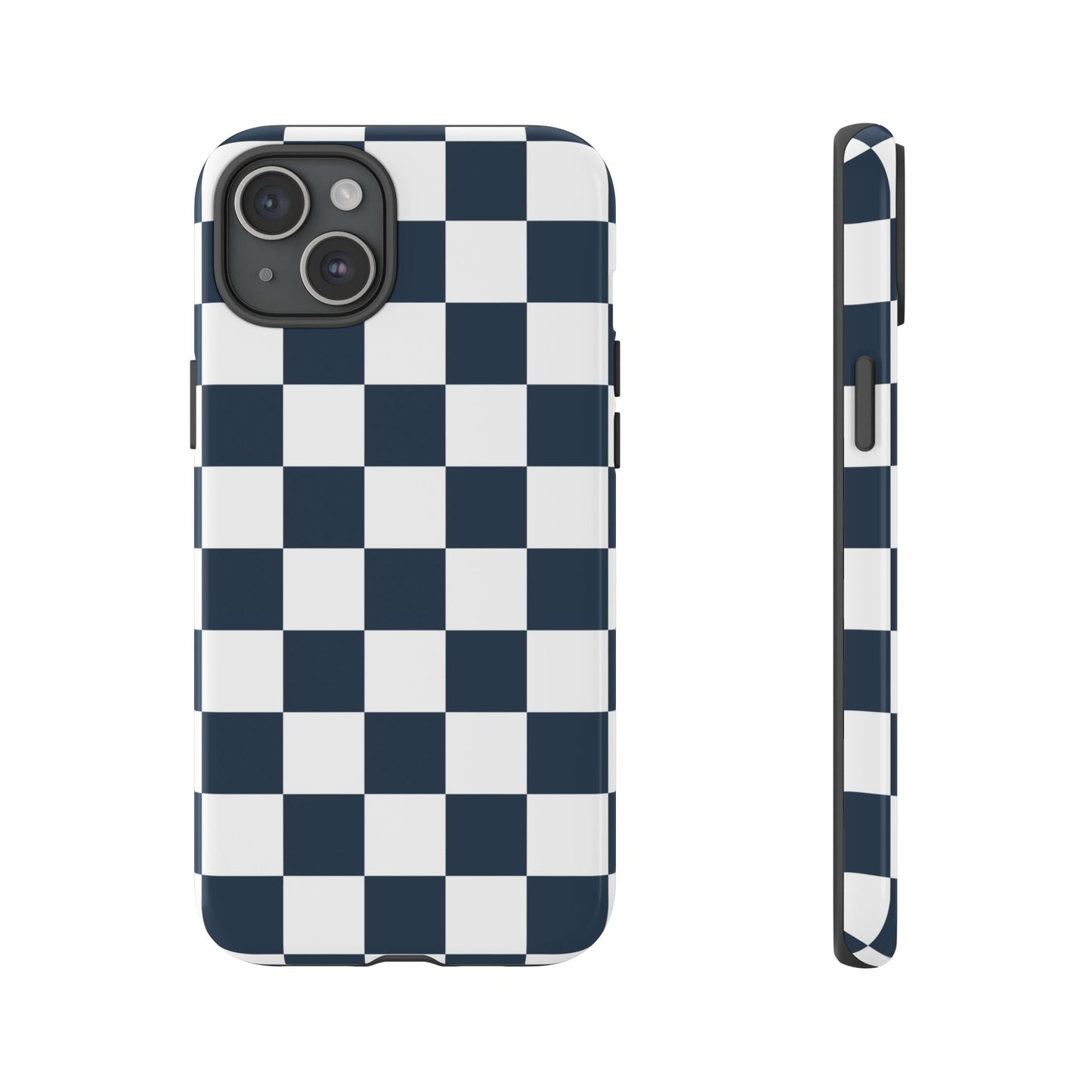 Checkered Pattern iPhone Case, iPhone Cover, Modern iPhone Accessory, Gift for Him, Trendy Mobile Protection