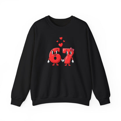 67 Sweatshirt - Funny Christmas 6 7 Sweatshirt- Six Seven Sweatshirt, 2025 Slang Christmas, Funny Teen Gen Alpha Christmas Gift - 67 Gift