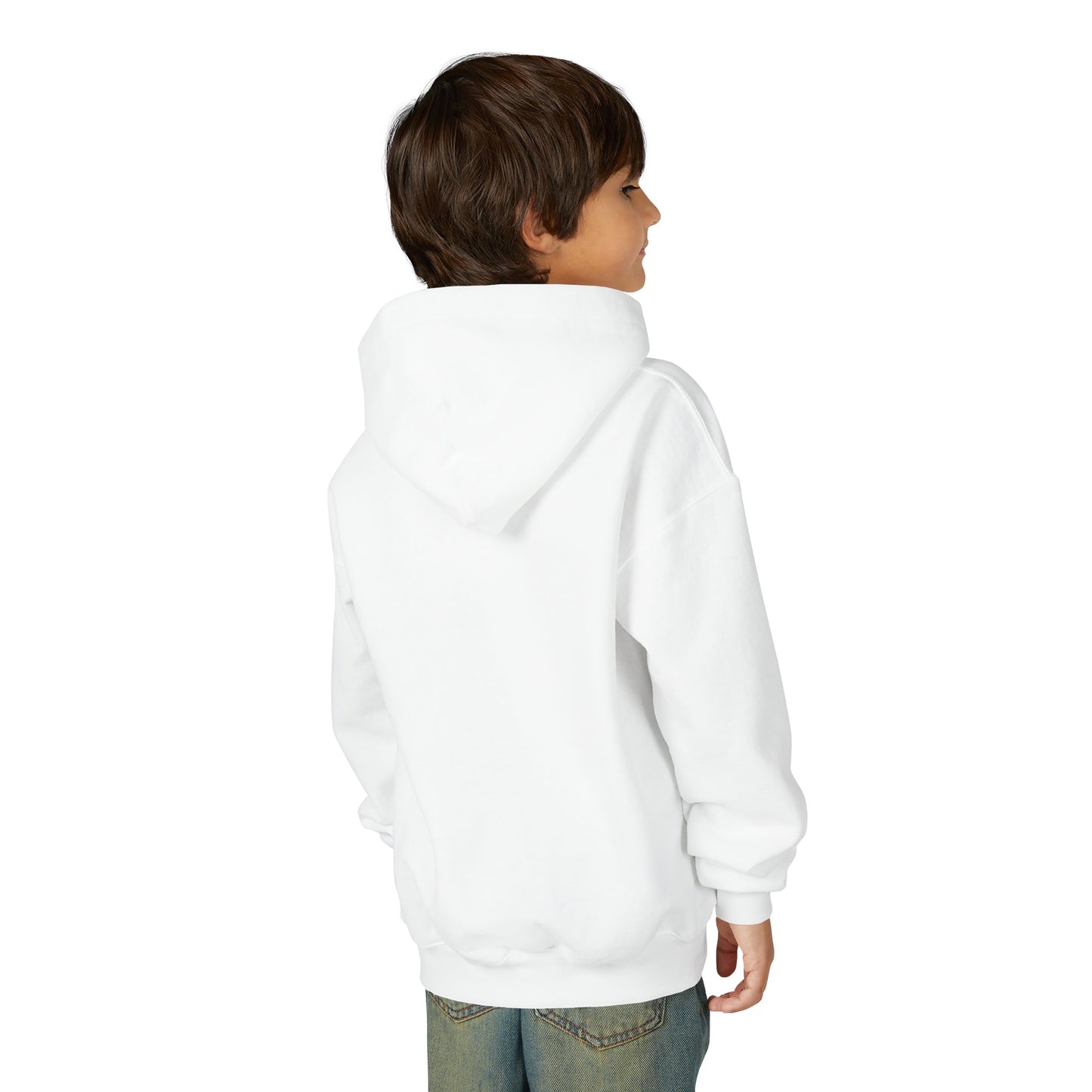 Whimsical Youth Hoodie with Playful Design, Cute Sweatshirt for Kids, Fun Gift for Birthdays, Cozy Winter Wear, Cartoon Style
