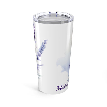 Floral Personalized Tumbler, Gift for Her, Custom Travel Mug, Unique Coffee Cup, Birthday Present, Gift for Coffee Lover,