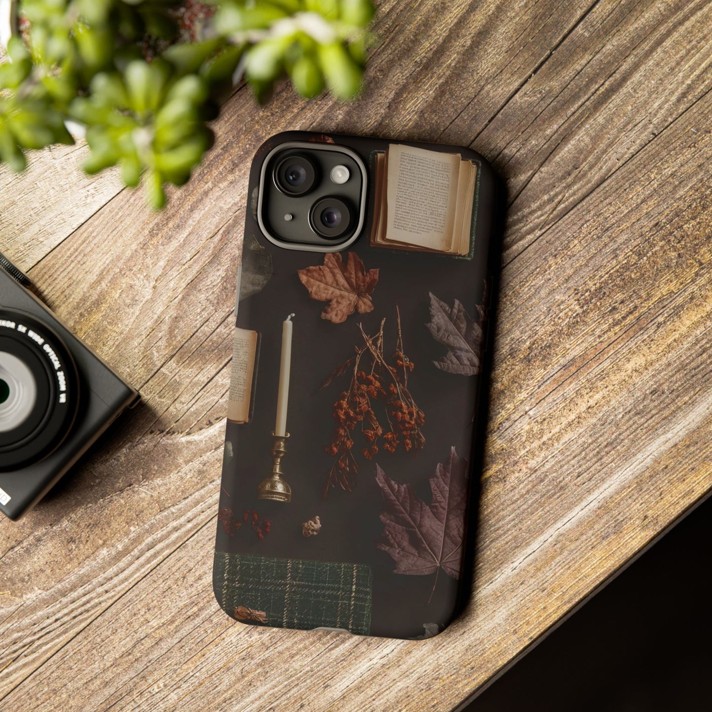 Floral Nature Phone Case, Tough Phone Case for Fall Decor, Phone Case for iPhone and Samsung, Stylish Protective Cover for iPhone