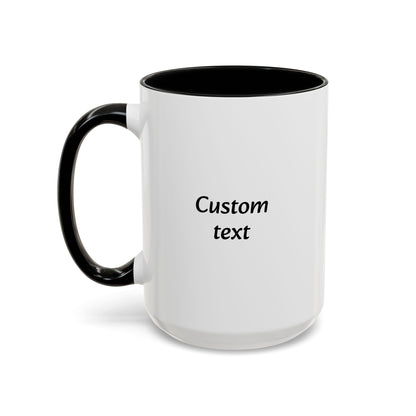 Personalized Floral Accent Mug, My Favorite People Call Me Coffee Cup, Perfect Gift for Friends, Family, Birthdays, Home Décor