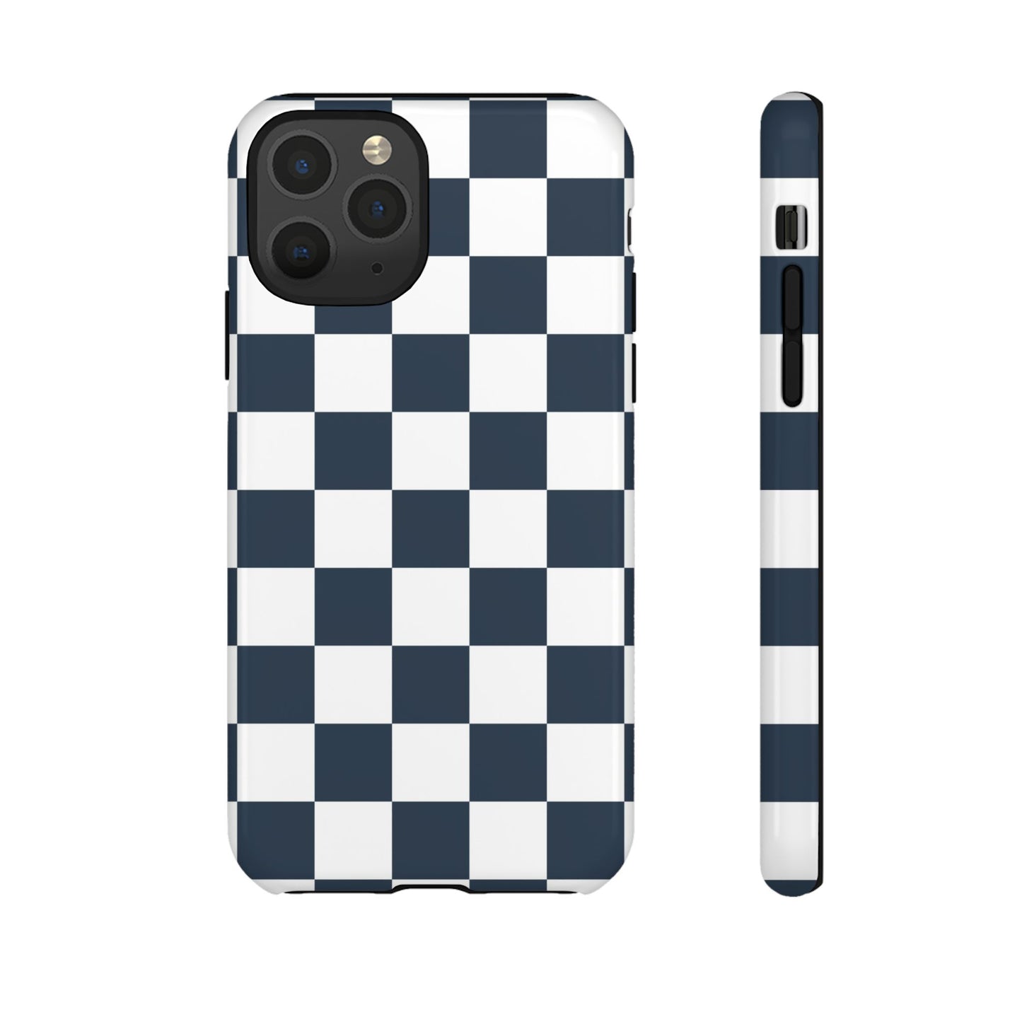 Checkered Pattern iPhone Case, iPhone Cover, Modern iPhone Accessory, Gift for Him, Trendy Mobile Protection