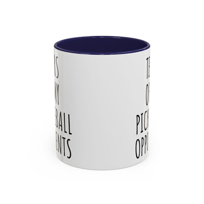 Tears of My Pickleball Opponents Mug, Funny Pickleball Gift for Players, Grandma & Grandpa | 11oz 15oz Ceramic Accent Coffee Cup