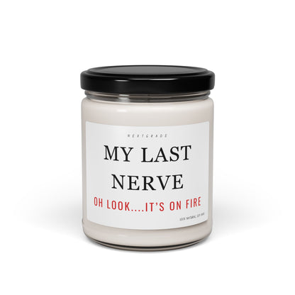 NEXTGRADE Gifts for Women, My Last Nerve Candle - Birthday Christmas Unique Gifts for Adults, Women, Her, BFF, Sister