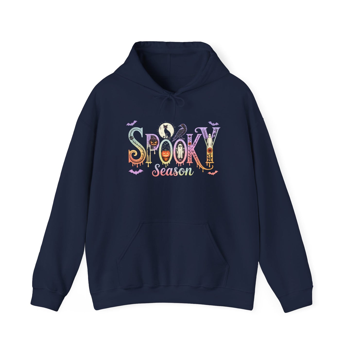 Spooky Season Hooded Sweatshirt, Halloween Hoodie, Fall Fashion, Unisex Sweatshirt Hoodie, Cozy Gift for Autumn, Trendy Casual Wear