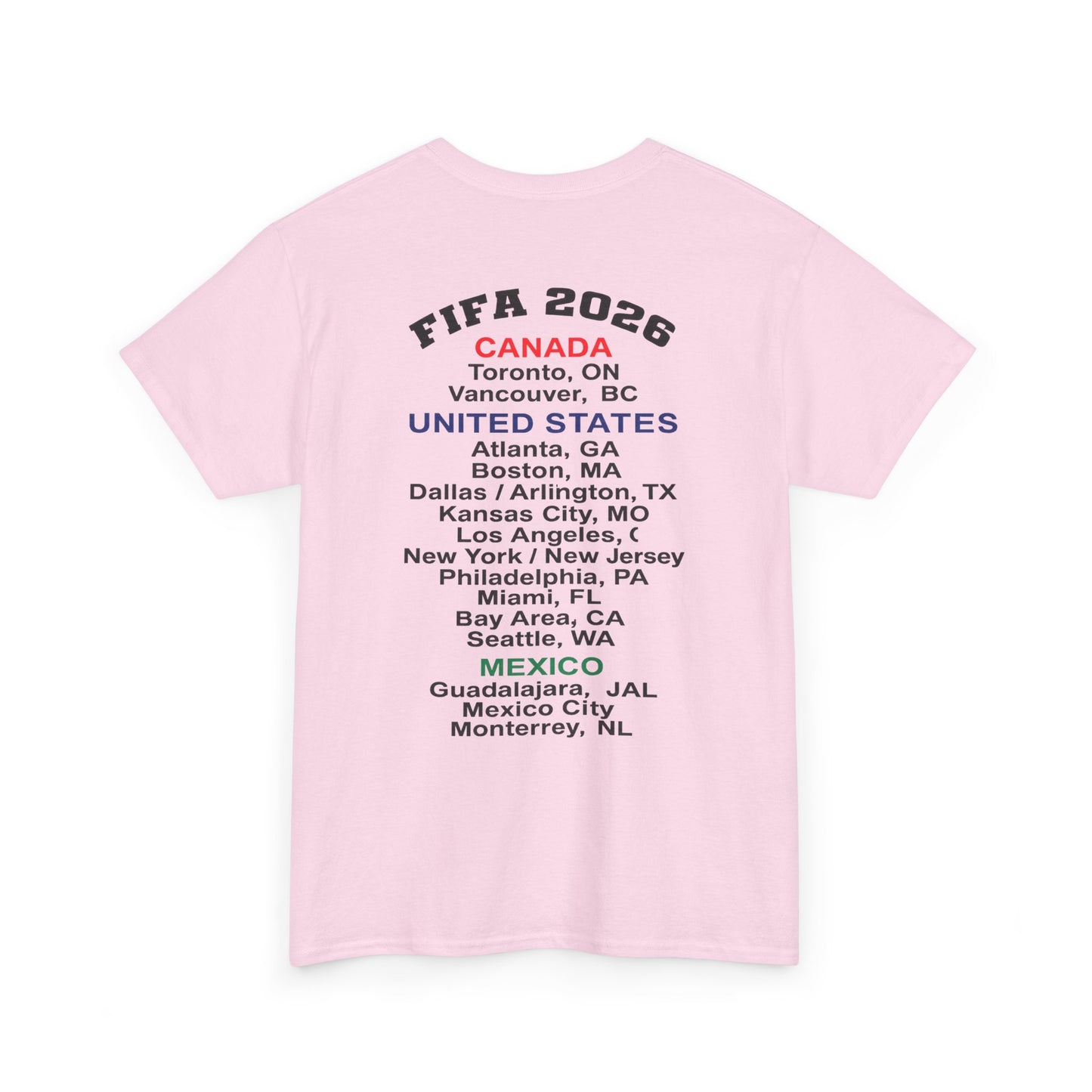 World Cup 2026 T-Shirt, Soccer Crest Tee, USA Canada Mexico Host Cities Shirt, Football Fan Apparel, Match Day Outfit, Tournament Gift