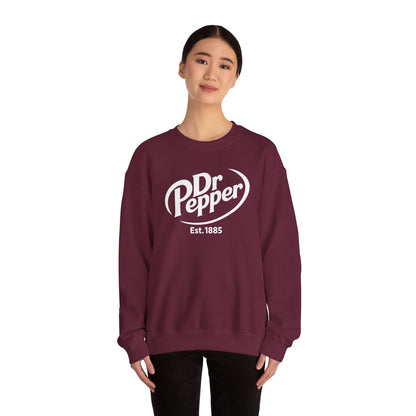 Dr Pepper Est 1885 Sweatshirt, Soda Sweatshirt, Cute Dr Pepper Shirt, Soda Lover Gift, Dr. Pepper Crewneck Sweatshirt,Dr Pepper Soda Sweater