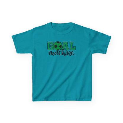 Goal Machine Kids T-Shirt, Green Soccer Ball Graphic Tee, Youth Soccer Shirt, Fun Sports Tee for Boys and Girls, FIFA World CUP 2026 Shirt