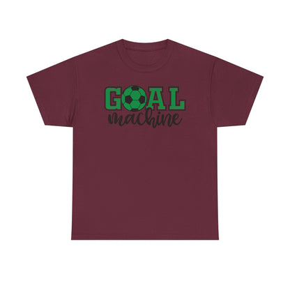 Goal Machine Soccer T-Shirt, Green Football Graphic Tee, Youth & Adult Soccer Shirt, Fun Sports Team Shirt, FIFA World CUP 2026