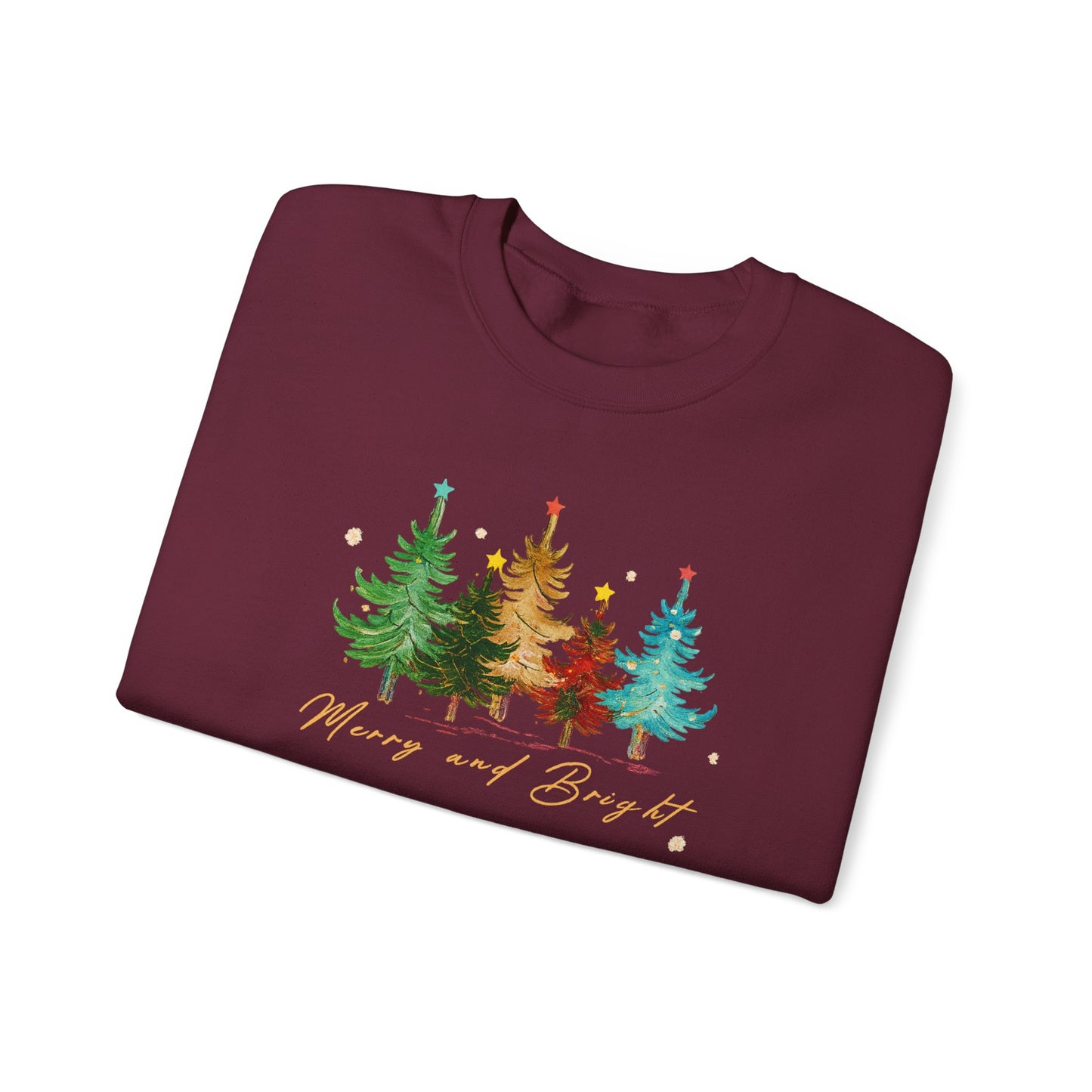 Cozy Christmas Trees Sweatshirt, Holiday Apparel, Warm Sweater Gift, Nature Lover Top, Christmas and Winter Essential, Christmas  day Gift
