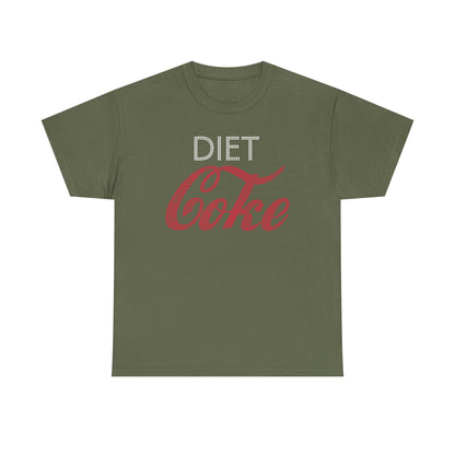 Diet Coke T-Shirt, Funny Soda Lover Graphic Tee, Rhinestone Style Diet Coke Shirt, Casual Unisex Tee Gift for Her