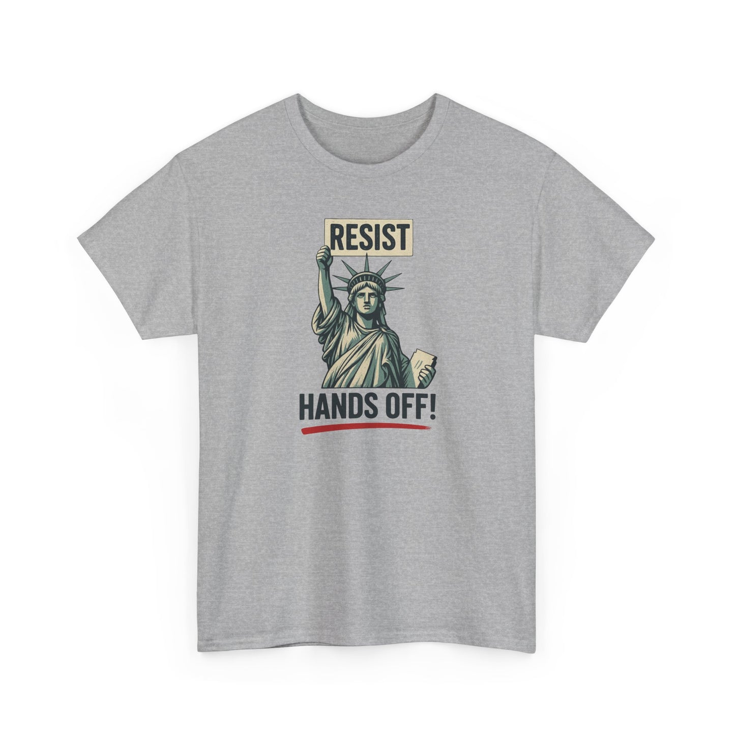 Statue of Liberty Resist Hands Off Tee | Political Protest Shirt | Resist Hands Off Shirt | Womens Rights Protest Shirt