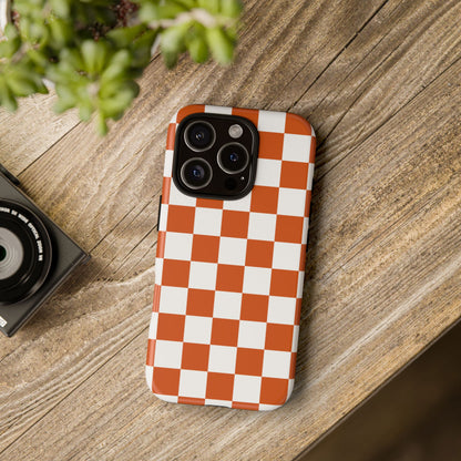 Checkered Phone Case, Trendy Phone Cover, iPhone 17 Pro, 17, 17 Air, 16, 15, 14, 13, 12, 11, X, XR, XS MAX