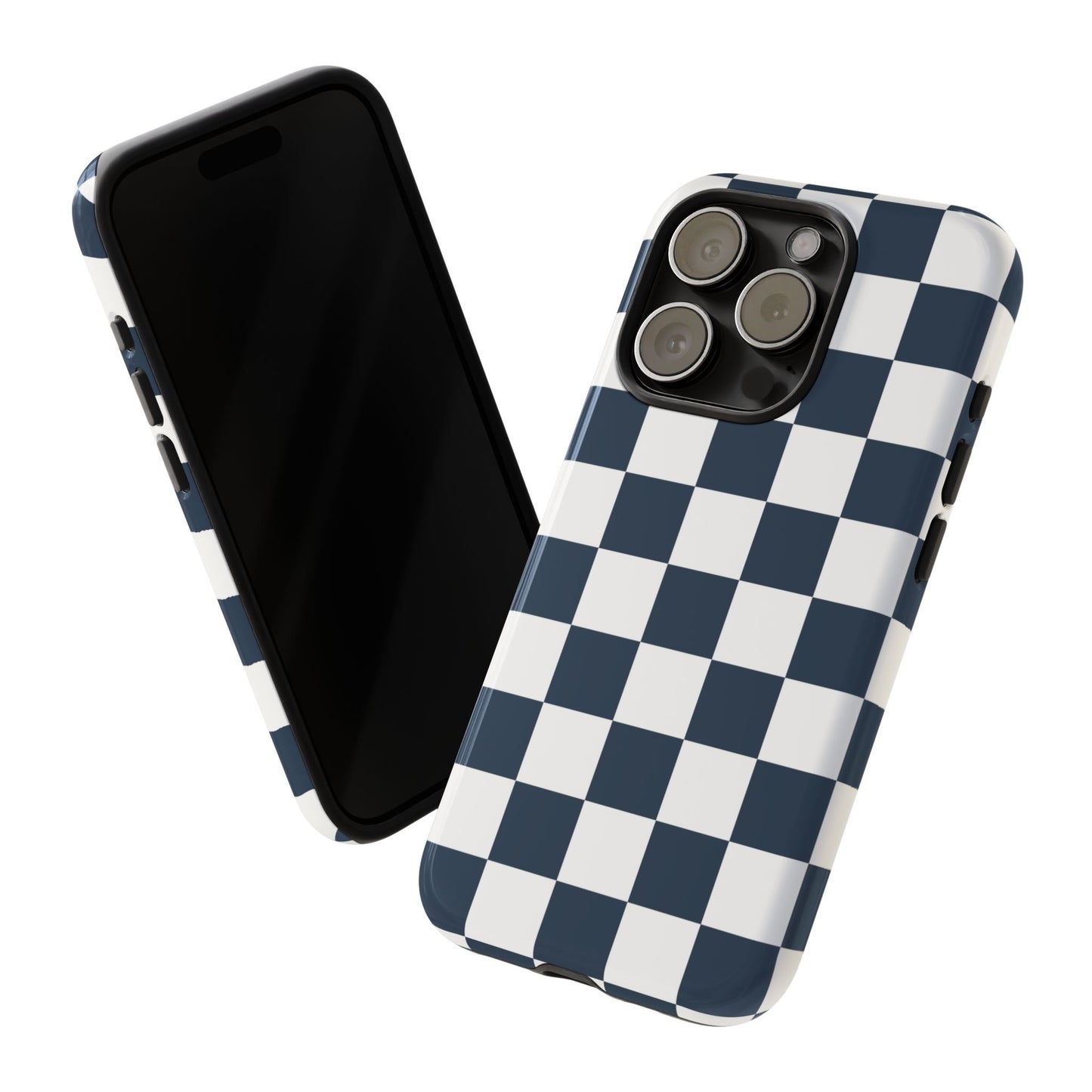 Checkered Pattern iPhone Case, iPhone Cover, Modern iPhone Accessory, Gift for Him, Trendy Mobile Protection