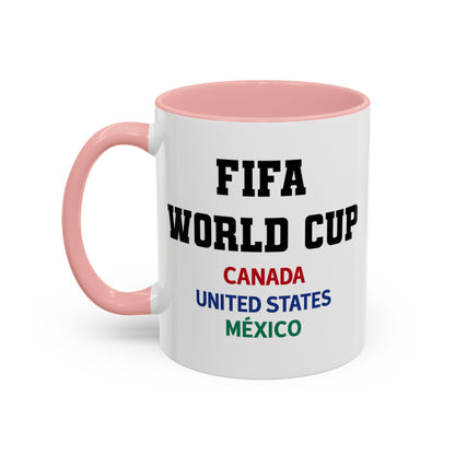 FIFA World Cup 2026 Mug, USA Canada Mexico Soccer Cup, Trophy Logo Coffee Mug, Football Fan Gift, Match Day Cup, Sports Lover Gift