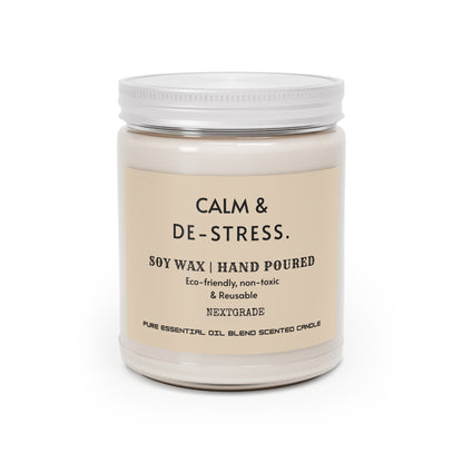 Calm And De Stress Soy wax Candle, Candle Gift, Gift For Friend, Housewarming Candle, Birthday Gift