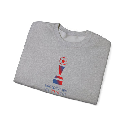 Soccer Trophy Sweatshirt | USA 2026 Soccer Crewneck, Patriotic Matchday Pullover