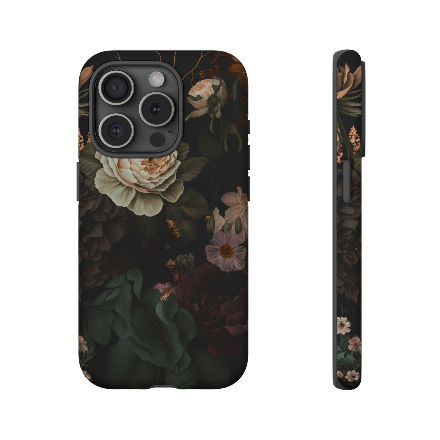 Floral Phone Case For iPhone And Samsung, Tough Cases, Flower Design, Stylish Protection, Gift for Her, Nature Lovers Accessory, Floral Gift