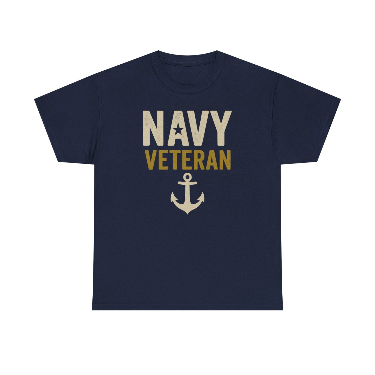 Navy Veteran Shirt | Military Pride Tee with Anchor | US Navy Gift for Men & Women | Veteran Appreciation T-Shirt | Patriotic Tee