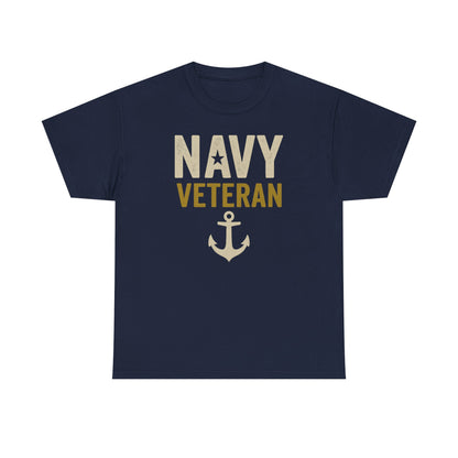 Navy Veteran Shirt | Military Pride Tee with Anchor | US Navy Gift for Men & Women | Veteran Appreciation T-Shirt | Patriotic Tee