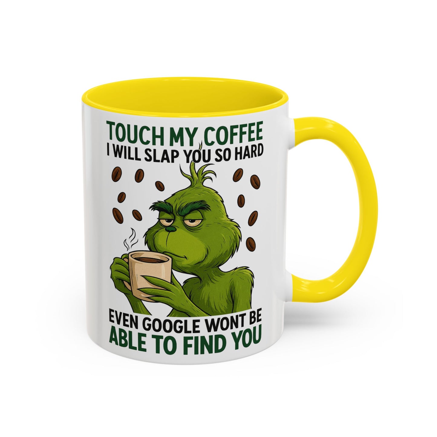 Funny Coffee Mug, Touch My Coffee Quote Mug, Humor Mug for Coffee Lovers, Gift for Coworkers, Friends, and Family