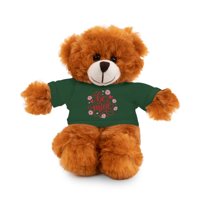 Be Mine Teddy Bear Plush, Valentine's Stuffed Animal with Shirt, Cute Plush Gift for Kids or Couples, Anniversary Love Toy