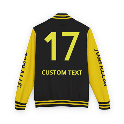 Personalized Varsity Jacket | Custom Josh Allen Candle, Gift for Football Fans, Custom Name, Team Name and Number, Game Day Essential