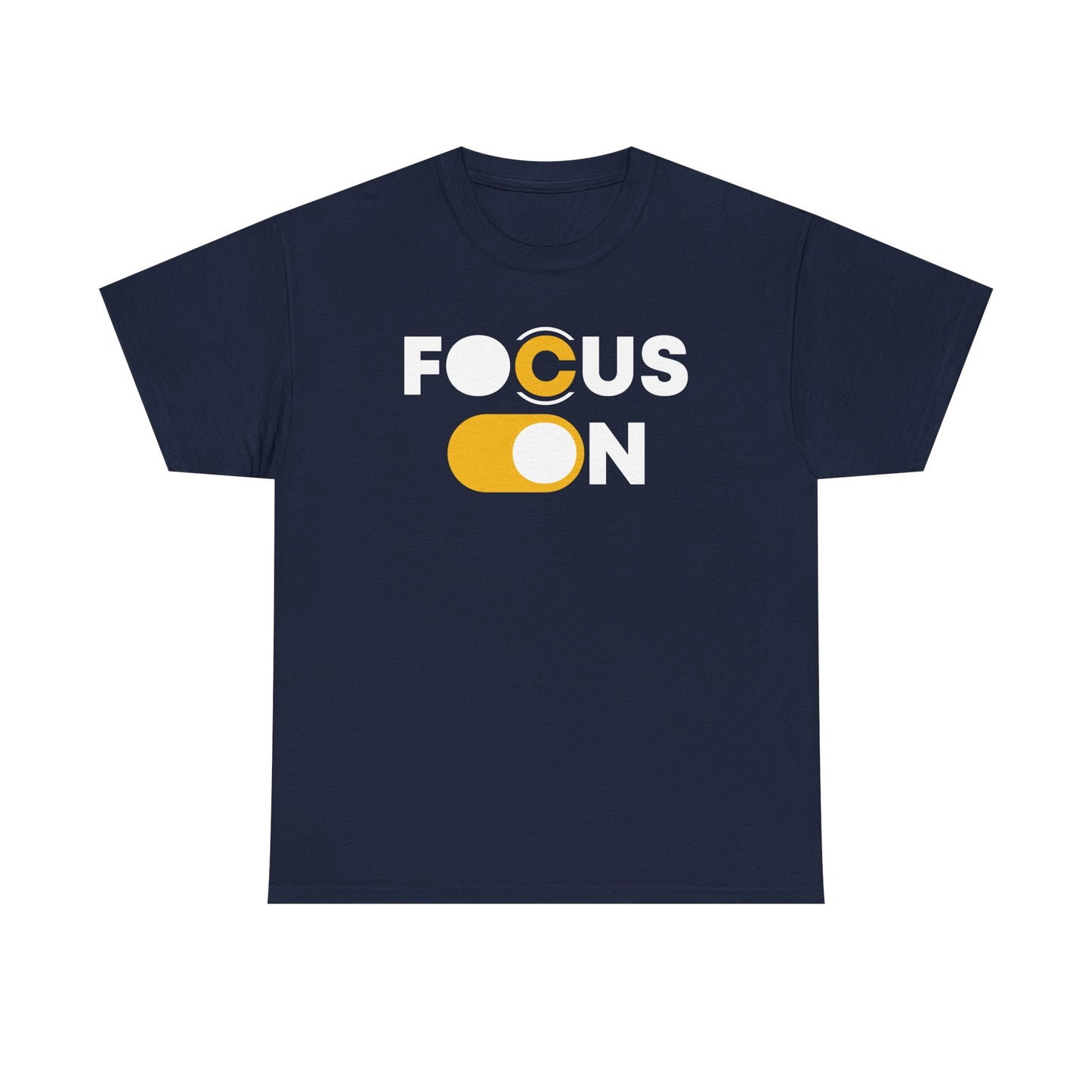 Focus On T-Shirt | Motivational Graphic Tee | Minimalist Positive Quote T-Shirt | Inspirational Gift for Men & Women
