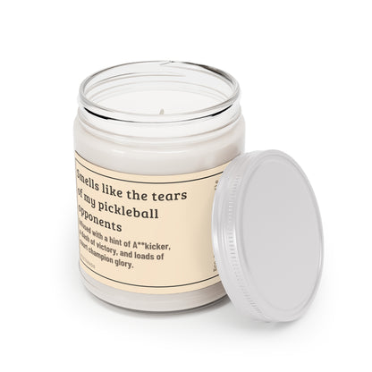 Scented Soy Candles, Pickleball-Themed Candles, Unique Gift for Athletes, Sports Candles, Home Fragrance, Funny Gift Idea