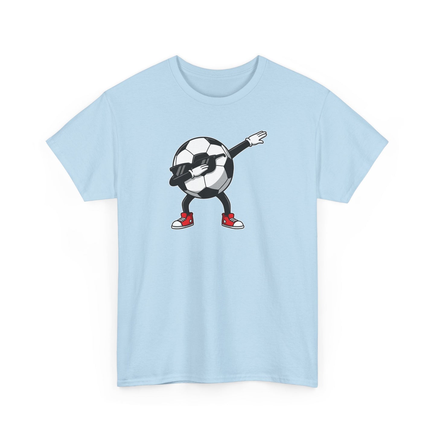 Dabbing Soccer Ball Kids T-Shirt, Funny Football Graphic Tee for Boys Girls, Playful Soccer Player Shirt, Football lover fan gift
