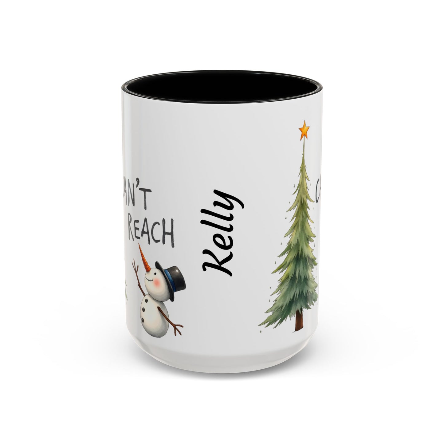 Personalized Holiday Coffee Mug, Cute Snowman Design, Winter Drinkware, Festive Gift, Custom Name Mug, Christmas Day Gift