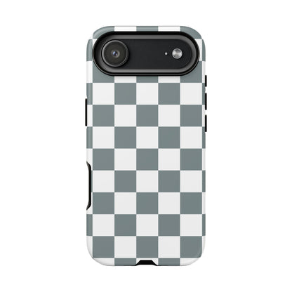 Stylish Checkerboard Phone Case, Durable Phone Cover, Unique Gift, iPhone 17 Pro, 17, 17 Air, 16, 15, 14, 13, 12, 11, X, XR, XS MAX