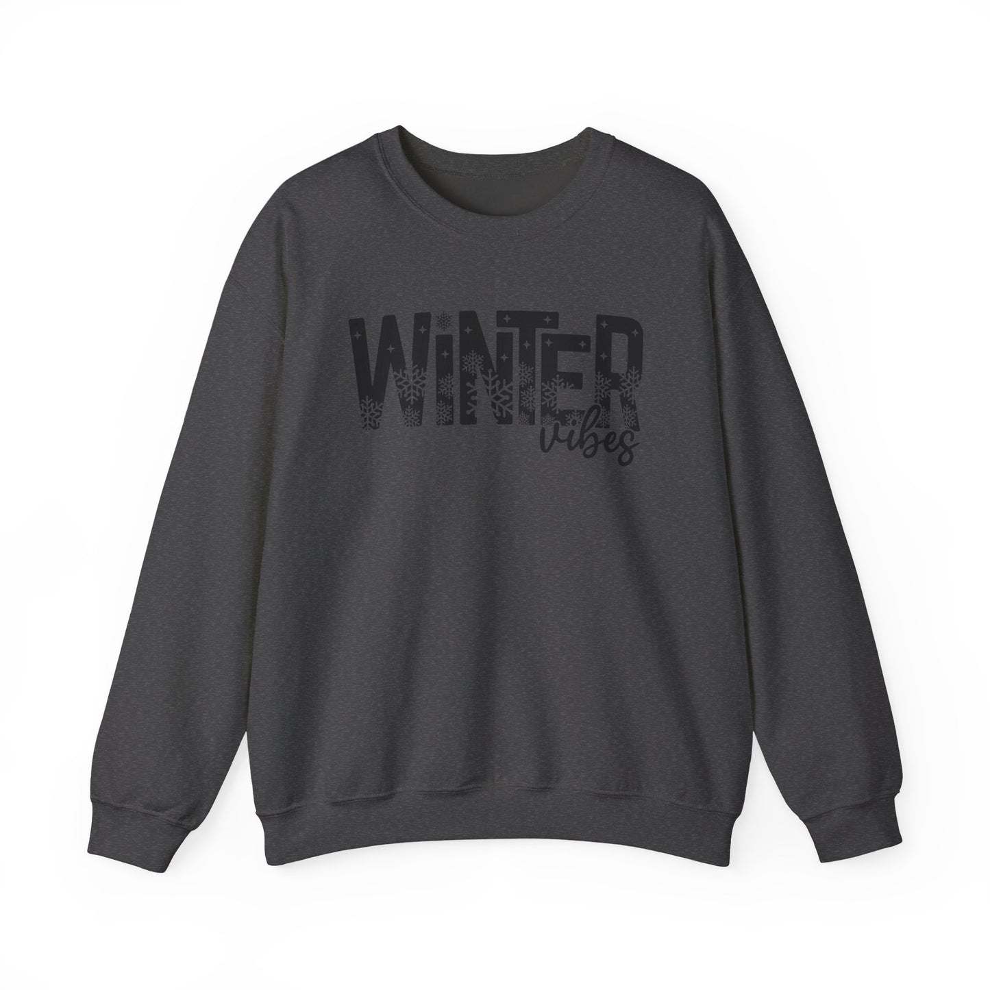 Winter Vibes Sweatshirt Snowy Aesthetic Pullover | Cute Winter Shirt for Women | Cold Weather Hoodie Alternative | Christmas Season Sweater