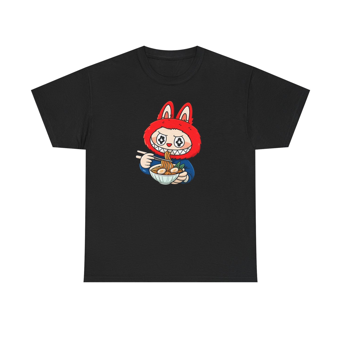 Labubu Ramen T-Shirt: Kawaii Japanese Anime Streetwear