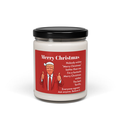 Funny Stocking stuffers | Trump Candle - Merry Christmas Gift, Hilarious Gag Gift for Him & Her, White Elephant, Secret Santa, Trump Gift