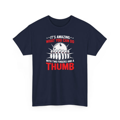 Bowling Humor Tee - Funny Graphic Unisex Heavy Cotton Shirt for Bowlers, Gift for Bowling Enthusiasts, Bowling Birthday, Sport Tee