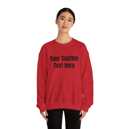 Customizable Crewneck Sweatshirt, Personalized Gift, Holidays, Unique Design, Perfect Gift for Anniversaries, Weddings, and Special Occasion