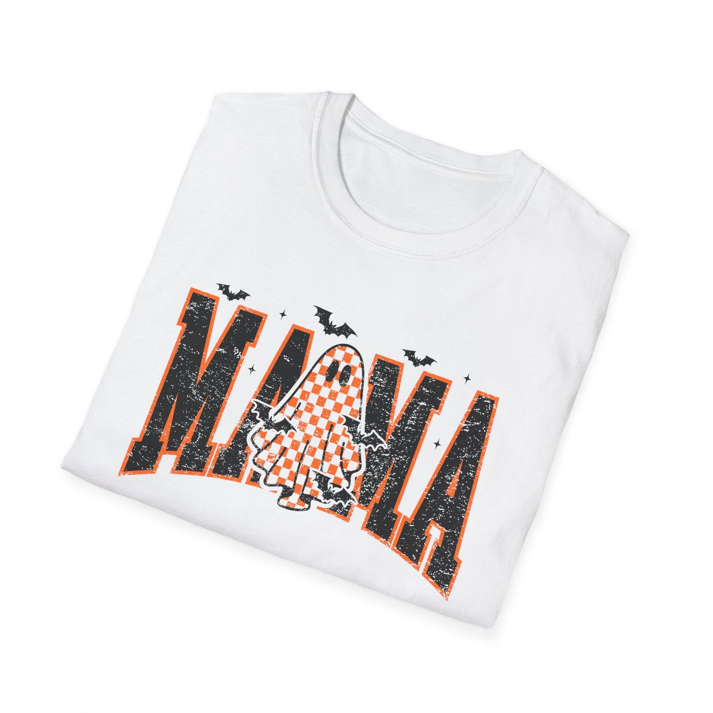 Mama Ghost Graphic T-Shirt, Halloween T-Shirt, Halloween Shirt, Casual Wear, Gift for Mom, Cute Tee for Fall
