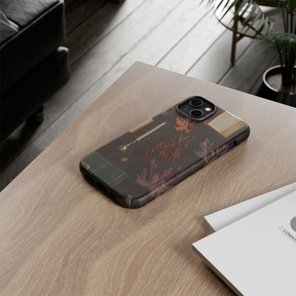 Floral Nature Phone Case, Tough Phone Case for Fall Decor, Phone Case for iPhone and Samsung, Stylish Protective Cover for iPhone